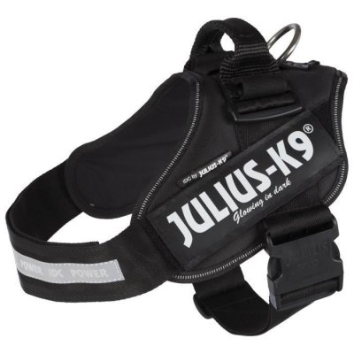 JULIUS K9 Harnais Power IDC - 1 - L : 63-85 cm-50 mm - Noir - Pour chien