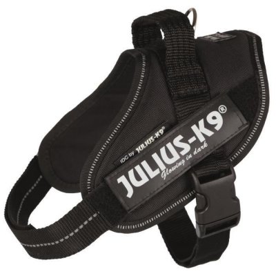 JULIUS K9 Harnais Power IDC - Mini - M : 49-67 cm-22 mm - Noir - Pour chien