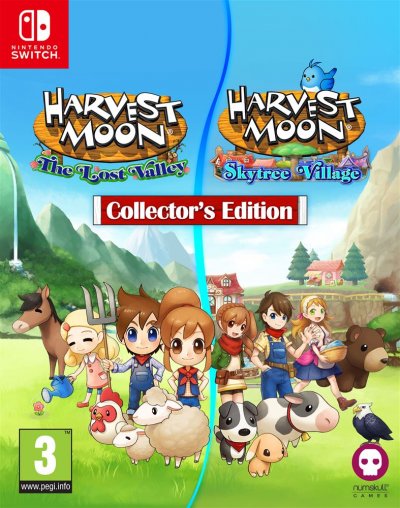 JUST FOR GAMES Harvest Moon The Lost Valley + Skytree Village Collector's Edition Nintendo Switch 
