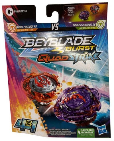  Hasbro F6814 - Beyblade BEY QS Dual Pack