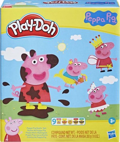 PLAY DOH HASBRO Play-Doh - Peppa Pig avec 9 pots de p&acirc;te &agrave; modeler