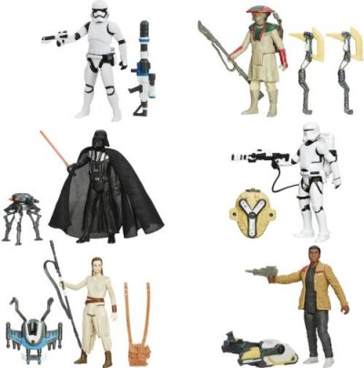 STAR WARS HASBRO  E7 - FIRST ORDER FLAMETROOPER FIGURE (9cm) (B3969)