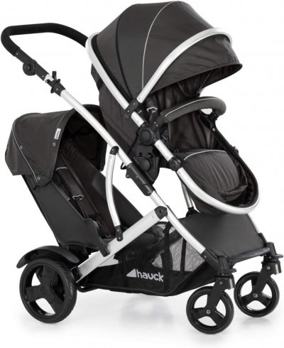 HAUCK  Poussette double Duett 2 noire