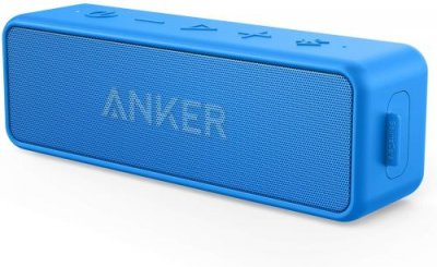 ANKER Haut-parleur Bluetooth -  - SoundCore 2 - Autonomie 24h - &Eacute;tanche IPX7 - Basses puissantes