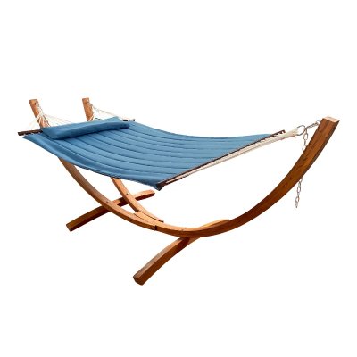 AXI Hawaii Hamac set - Hamac bleu avec cadre en bois