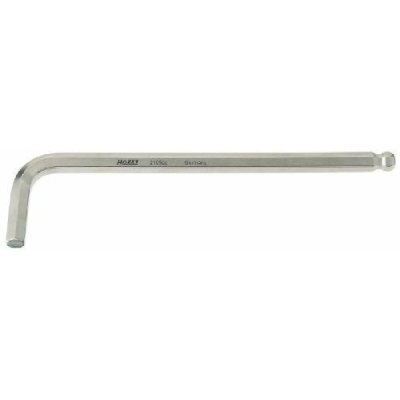 HAZET  2105LG-04 Cl&eacute; m&acirc;le coud&eacute;e &agrave; 6 pans int&eacute;rieurs Taille 4