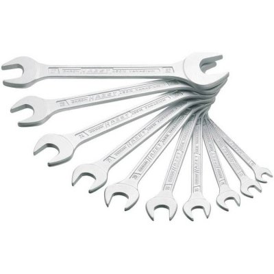 HAZET  450N/10 Jeu de cl&eacute;s plates doubles 10 pi&egrave;ces 6 - 32 mm DIN 3110