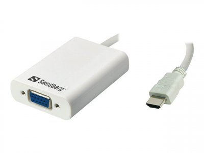 SANDBERG HDMI to VGA+Audio Converter - Convertisseur vid&eacute;o - HDMI - VGA
