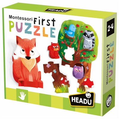 HEADU - Montessori My First Puzzle The Forest, IT20133, Multicolore