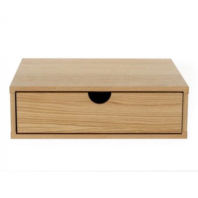 Hellin - Chevet suspendu en bois - ribe - bois clair