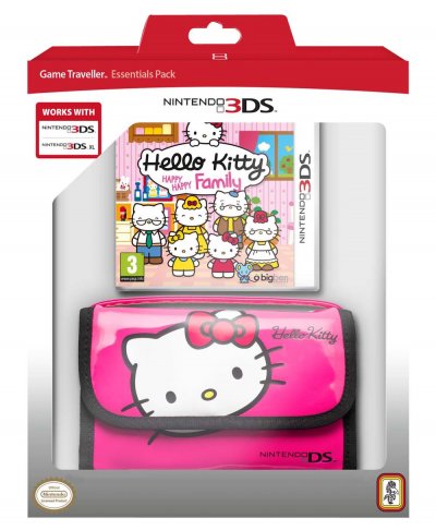 Hello Kitty : Happy Happy Family Nintendo 3DS + sacoche de transport