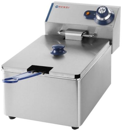 HENDI  205815 Friteuse Blue Line, INOX, 6 L, Bleu