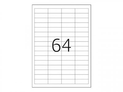 HERMA  4226 &Eacute;tiquettes correction/couverte 48,3 x 16,9 A4 Blanc