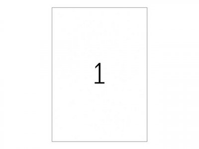 HERMA  4230 &Eacute;tiquettes correction/couverte 210 x 297 A4 Blanc
