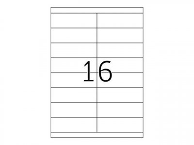 HERMA  4264 &Eacute;tiquettes 105 x 33,8 Premium A4 1600 pi&egrave;ces Blanc