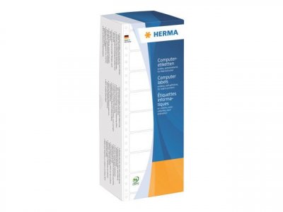 HERMA  8203 Etiquettes d'ordinateur 101.6 x 73.8 mm Matt Papier Lot de 2,000 Blanc