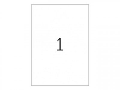 HERMA  etiq. Brillant 210x297 25f. Din a4 25 pi&egrave;ces 4909 DFX-163774