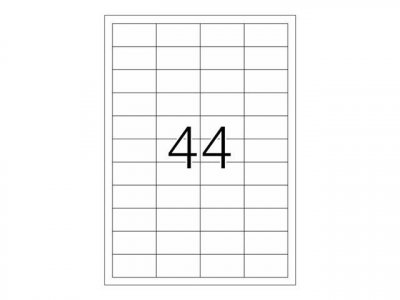 HERMA  etiq. Robustes 48,3x25,4 25f. Din a4 1100 pi&egrave;ces 4690 DFX-163844