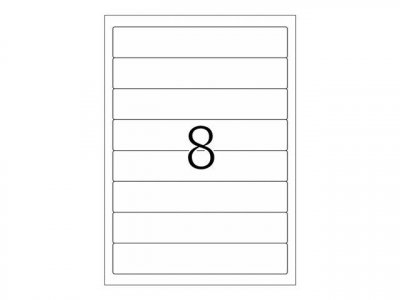  Herma Etiquette dos de classeur SPECIAL, 192 x 34 mm, blanc