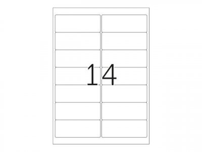 HERMA  &Eacute;tiquette en film SPECIAL, 99,1 x 38,1 mm, transparent