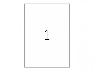 HERMA  Etiquette haute brillance 210 x 297 mm, blanc