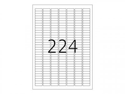 HERMA  Etiquette jet d'encre SPECIAL, 25,4 x 8,5 mm, blanc - Lot de 2