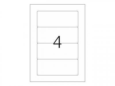 HERMA   etiquette dos de classeurs special, 157 x 61 mm, blanc noir 