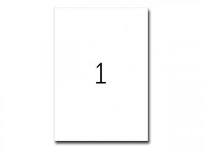 HERMA  Labels 210x297 Mm 10 Sheets Din A4 10 Units Blanc
