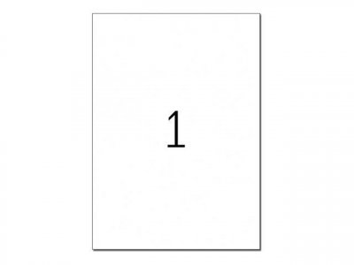HERMA  Labels 210x297 Mm 25 Sheets Din A4 25 Units Blanc