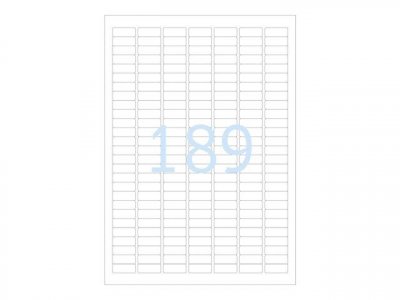 HERMA  Special A4 25.4x10mm Extra Fort Adhesion Etiquette - Blanc (Lot de 4725)