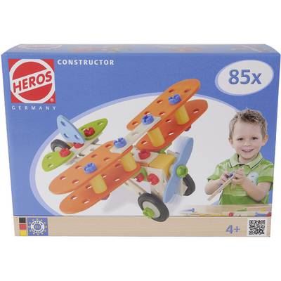SMOBY Heros Constructor Avion 85 Pi&egrave;ces Bois