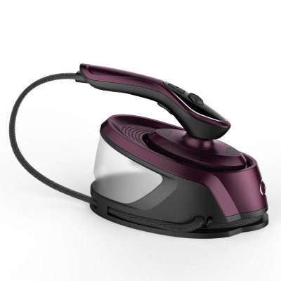 HERZBERG  hg-8057: fer &agrave; vapeur multifonction avec station