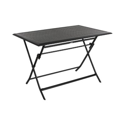 HESPERIDE Hesp&eacute;ride - Table pliante rectangulaire Azua - 4 Places - Graphite