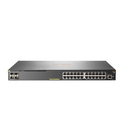 HP Hewlett Packard Enterprise Aruba 2930F 24G PoE+ 4SFP+ Switch