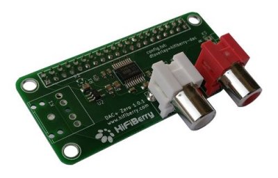HIFIBERRY  DAC+ Zero - Carte son audio pour RaspBerry Pi Zero et A+,B+, 2B et 3B