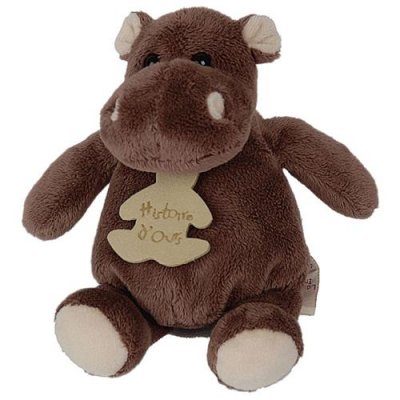 HISTOIRE D OURS Hippo - taille 23 cm - bo&icirc;te cadeau