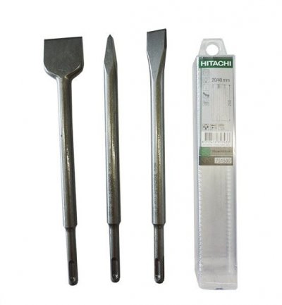 HITACHI  751589 Kit SDS-Plus avec poin&ccedil;on de 20/40mm x 250mm