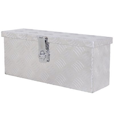 HOMCOM  - caisse &agrave; outils - Aluminium - 50x15x20cm - Gris