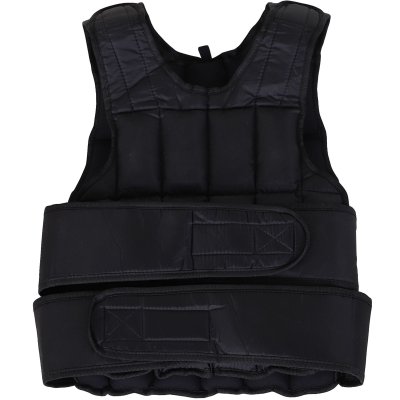 HOMCOM  - gilet lest&eacute; - Tissu - 50x1x60cm - Noir