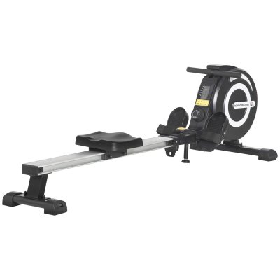 HOMCOM  - Rameur dappartement - acier - 185x58x57cm - Noir