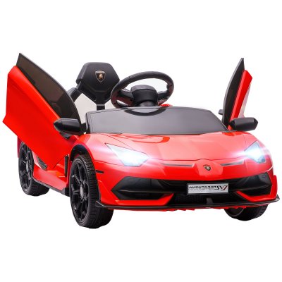 HOMCOM  - Voiture &eacute;lectrique pour enfants - PP - 107.5x63x42cm - Rouge