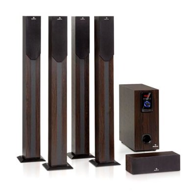 AUNA Home cinema 5.1 -  - Son surround - 190W RMS - Bluetooth - USB - SD - AUX - design bois
