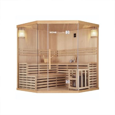 HOME DELUXE Sauna SKYLINE BIG XL >Taille: 200 x 200 x 210 cm 