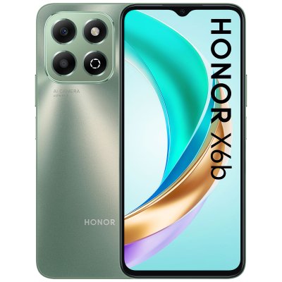 HONOR  X6b 4G 4Go 128Go Vert 6.56&rdquo; TFTLCD 90Hz MediaTek Helio G85 5200 mAh Smartphone 