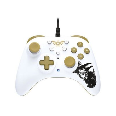 HORI  PAD Turbo Zelda Or, Blanc Manette de jeu Nintendo Switch