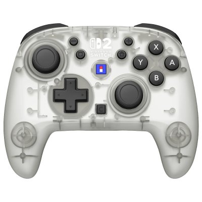 HORI  Manette PAD Turbo sans fil pour Nintendo Switch 2 Blanc glac&eacute;