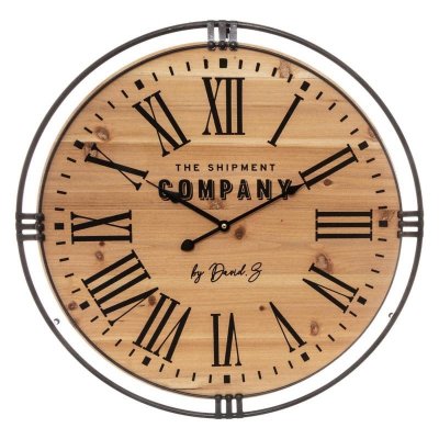 Horloge D58 cm COLONIAL Naturel