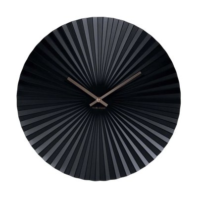 Horloge en m&eacute;tal Sensu &oslash; 40 cm Noir Karlsson Noir