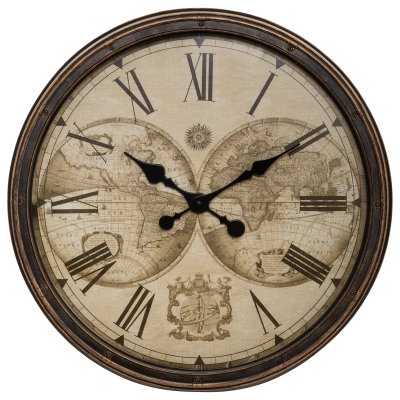 Horloge Monde Tomy D52 cm - Atmosphera cr&eacute;ateur d'int&eacute;rieur