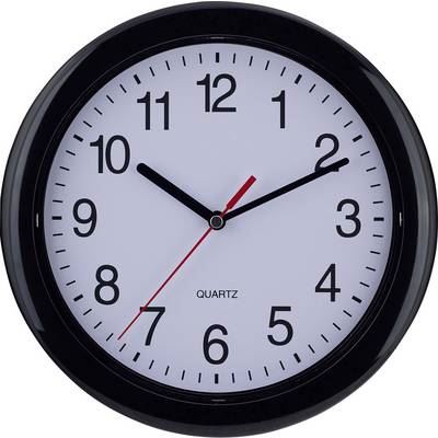 Horloge murale EUROTIME 22221 25 cm noir &agrave; quartz 1 pc(s)